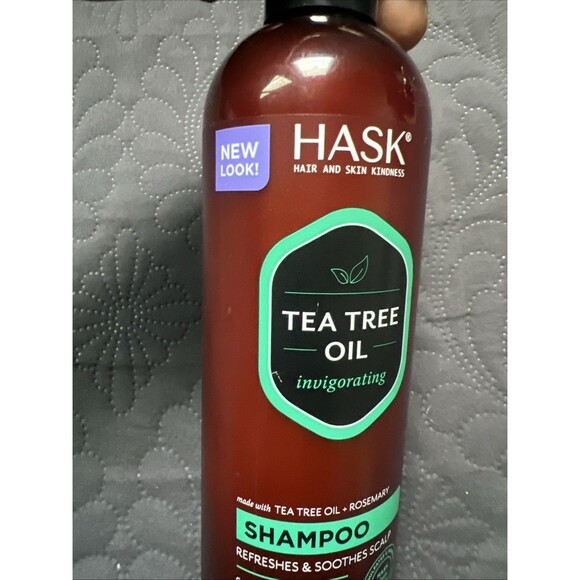 Hask Tea Tree & Rosemary Oil Invigorating Shampoo, 12 fl oz/335ml Beauty Hair - Picture 3 of 12